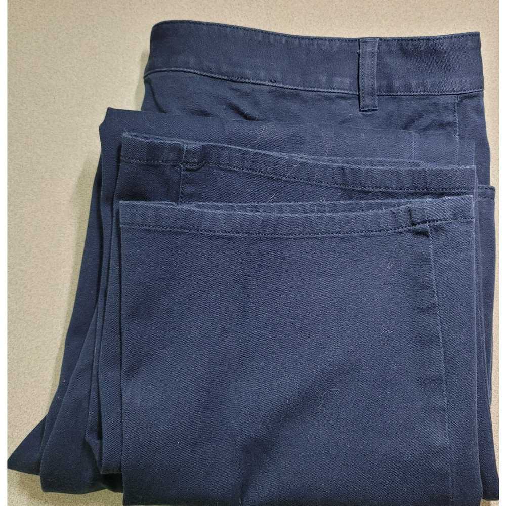 Chaps Chaps Dark Blue Flat Front Denim Jeans 16 S… - image 6