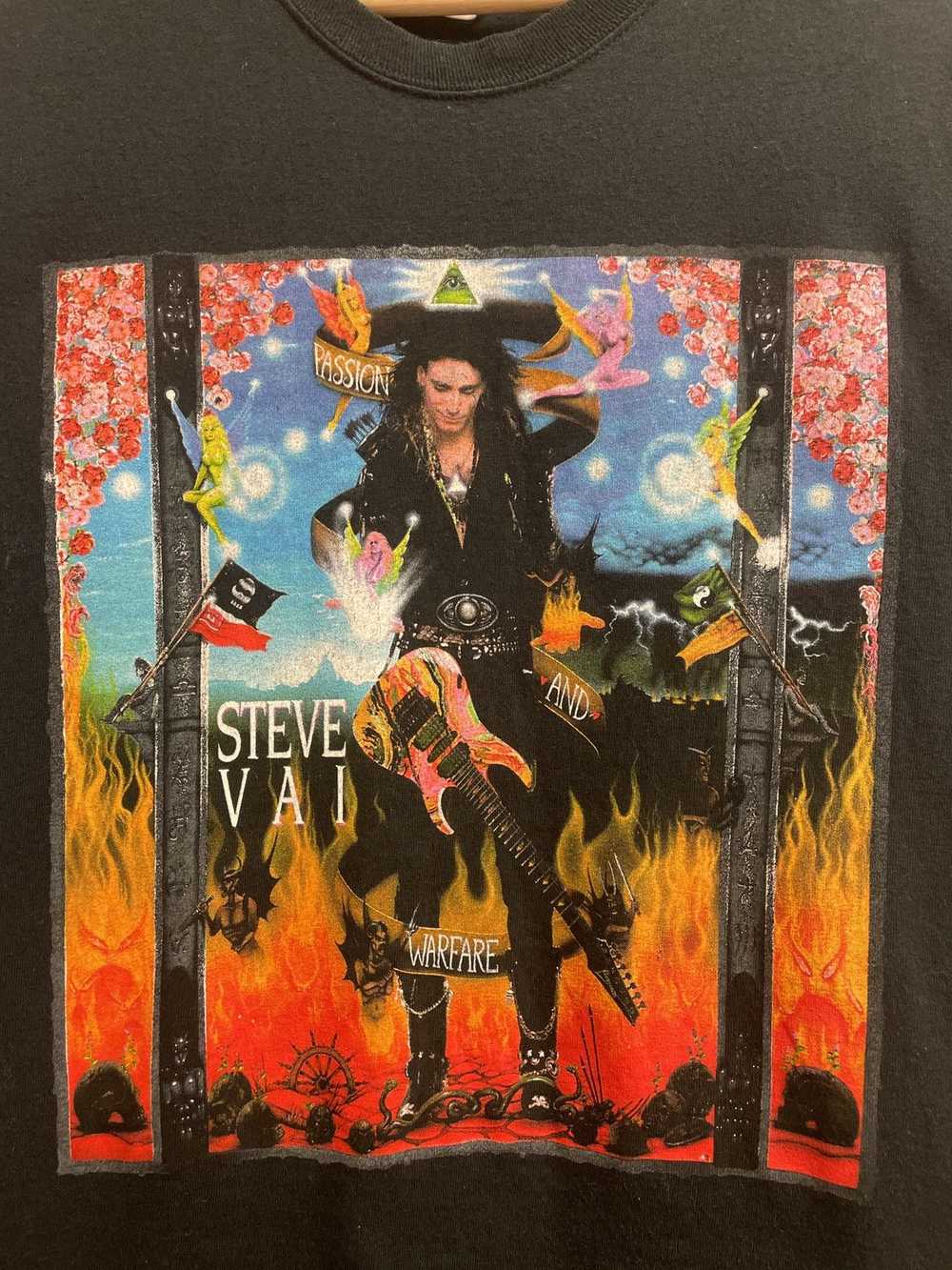 Band Tees Steve Vai Passion And Warfare Band Shirt - image 5