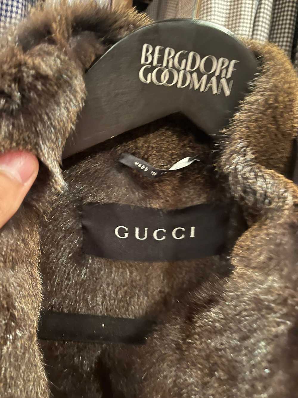 Gucci × Tom Ford Long Coat in Dark Brown - image 12