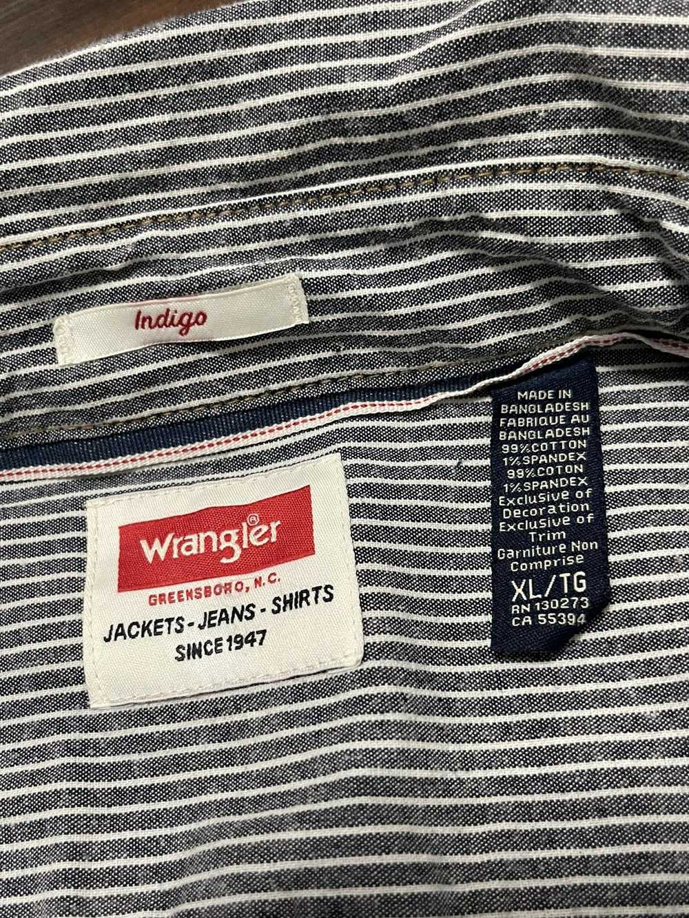 Wrangler Vintage Wrangler Shirt Striped Pearl Sna… - image 6