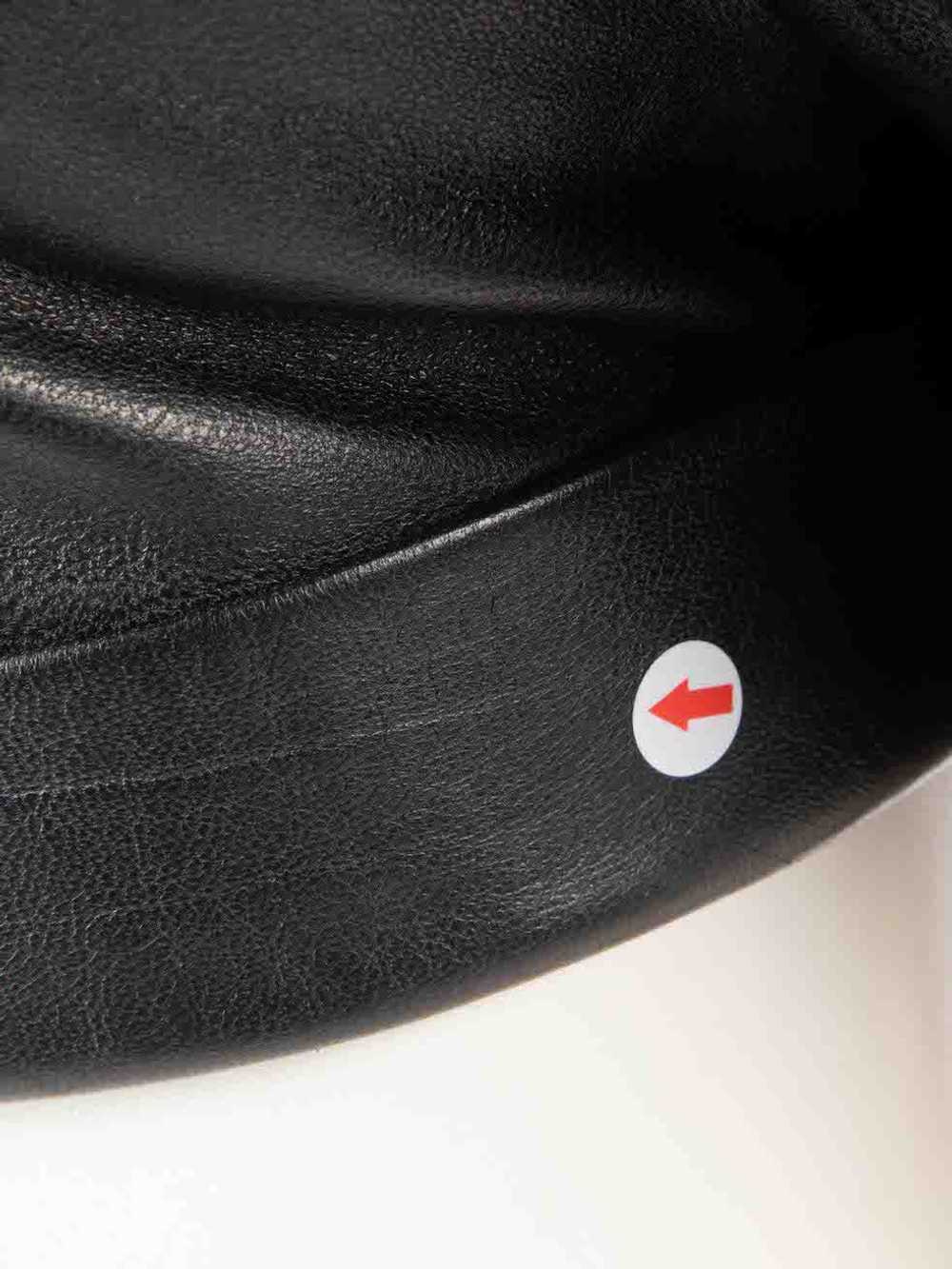 Maje Black Leather Belted Shorts - image 10