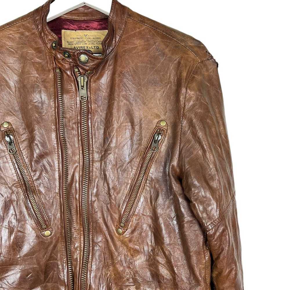 Avirex × Avirex Varsity Jacket × Leather Jacket �… - image 12