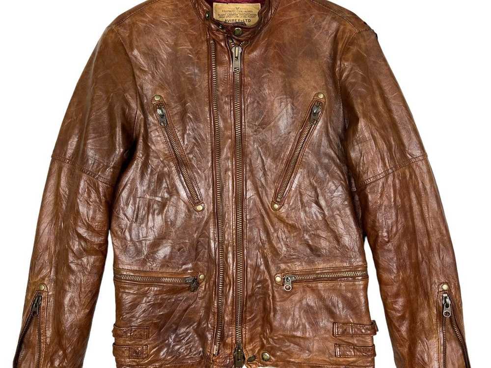 Avirex × Avirex Varsity Jacket × Leather Jacket �… - image 5
