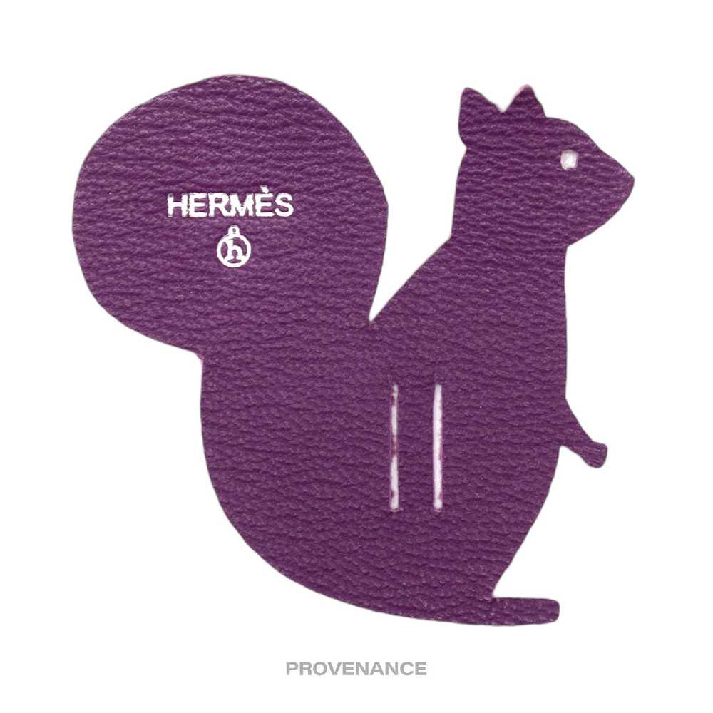 Hermes 🔴 Hermes Petit h Squirrel Charm - Purple … - image 1