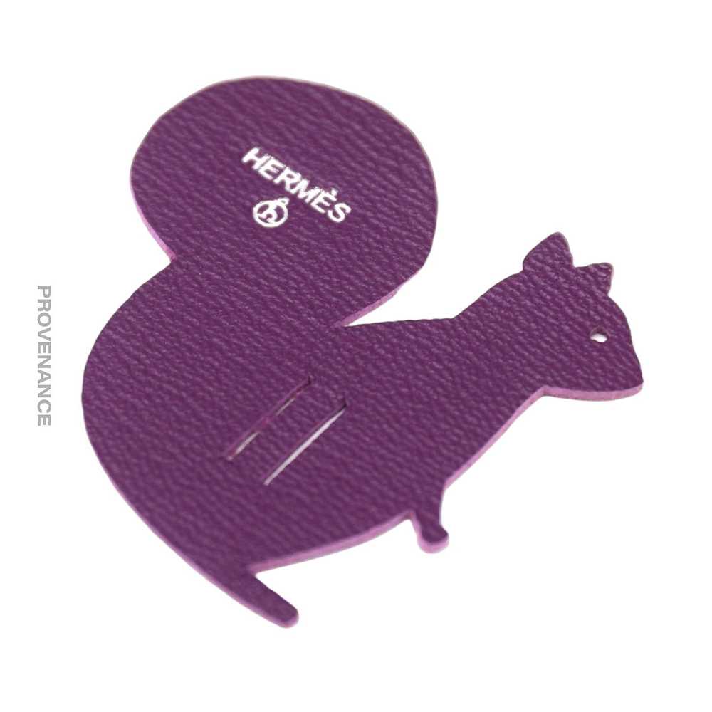 Hermes 🔴 Hermes Petit h Squirrel Charm - Purple … - image 3