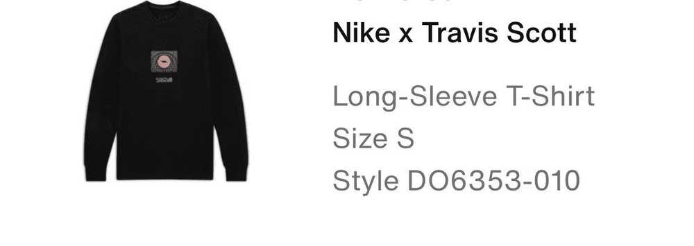 Nike × Travis Scott Travis Scott X Nike Long Slee… - image 4