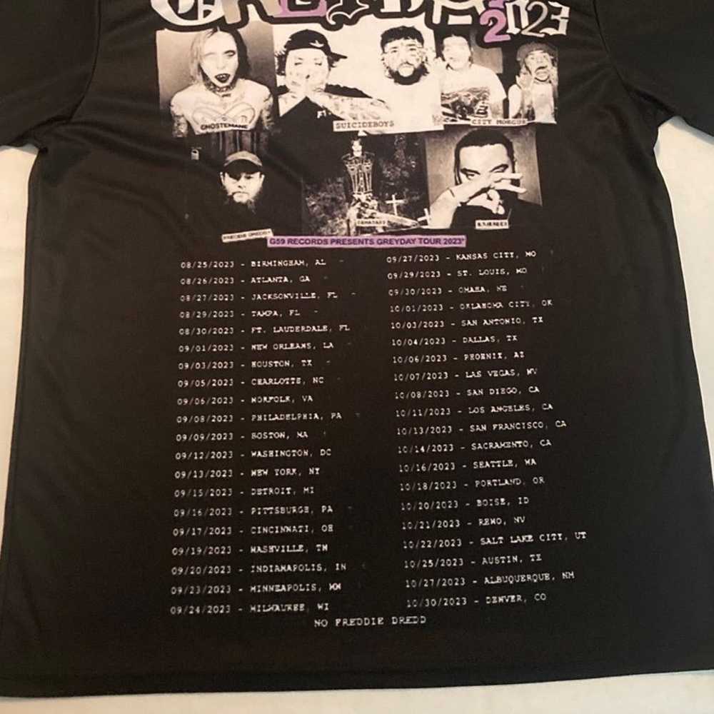Greyday 2023 concert shirt - image 3