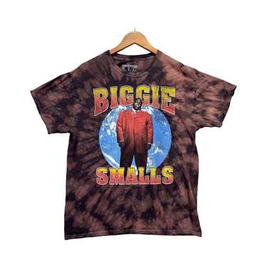 Biggie Smalls Brown Tie Dye Hip Hop Rap T Shirt T… - image 1
