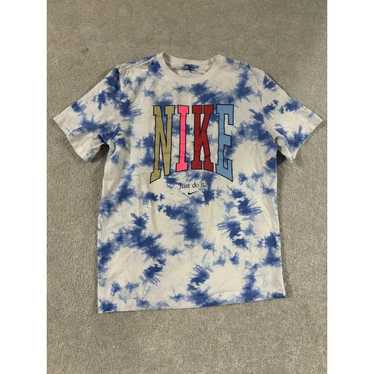 NIKE ‘World Peace’ Tye Dye Vintage Shirt 100% Cot… - image 1
