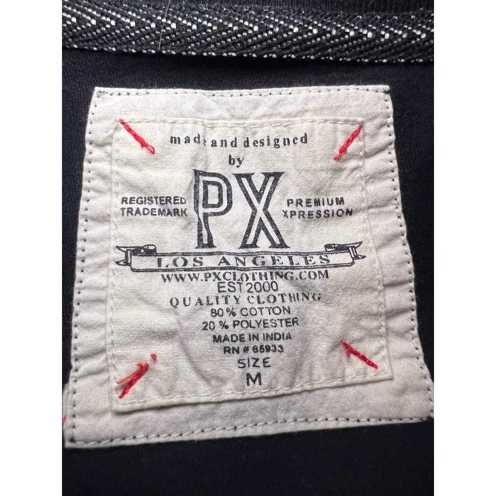Men's PX Clothing Co Knit Black Long Sleeve Size … - image 3