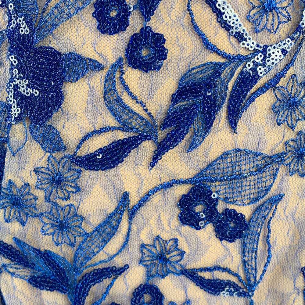 Other COSTARELLOS Blue Nude Polyester Blend Flora… - image 2