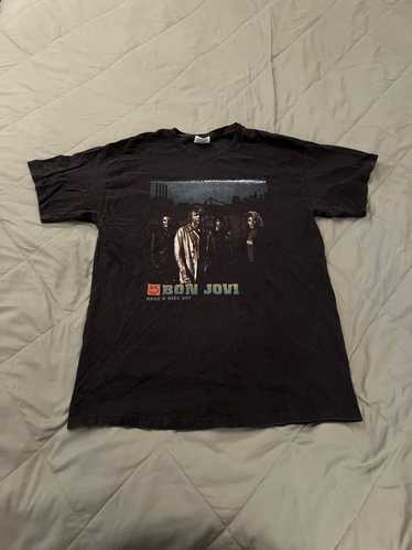 Streetwear × Vintage Y2K Bon Jovi tour shirt