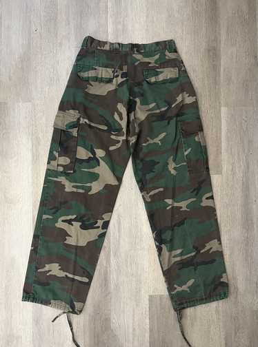Military × Streetwear × Vintage Y2k Camo Cargo poc