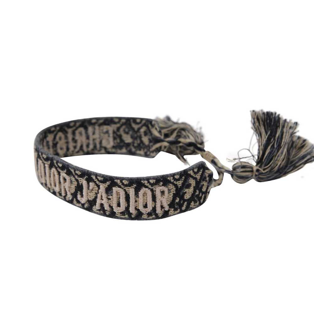Dior Woven Cotton J'Adior Friendship Bracelet Navy - image 11