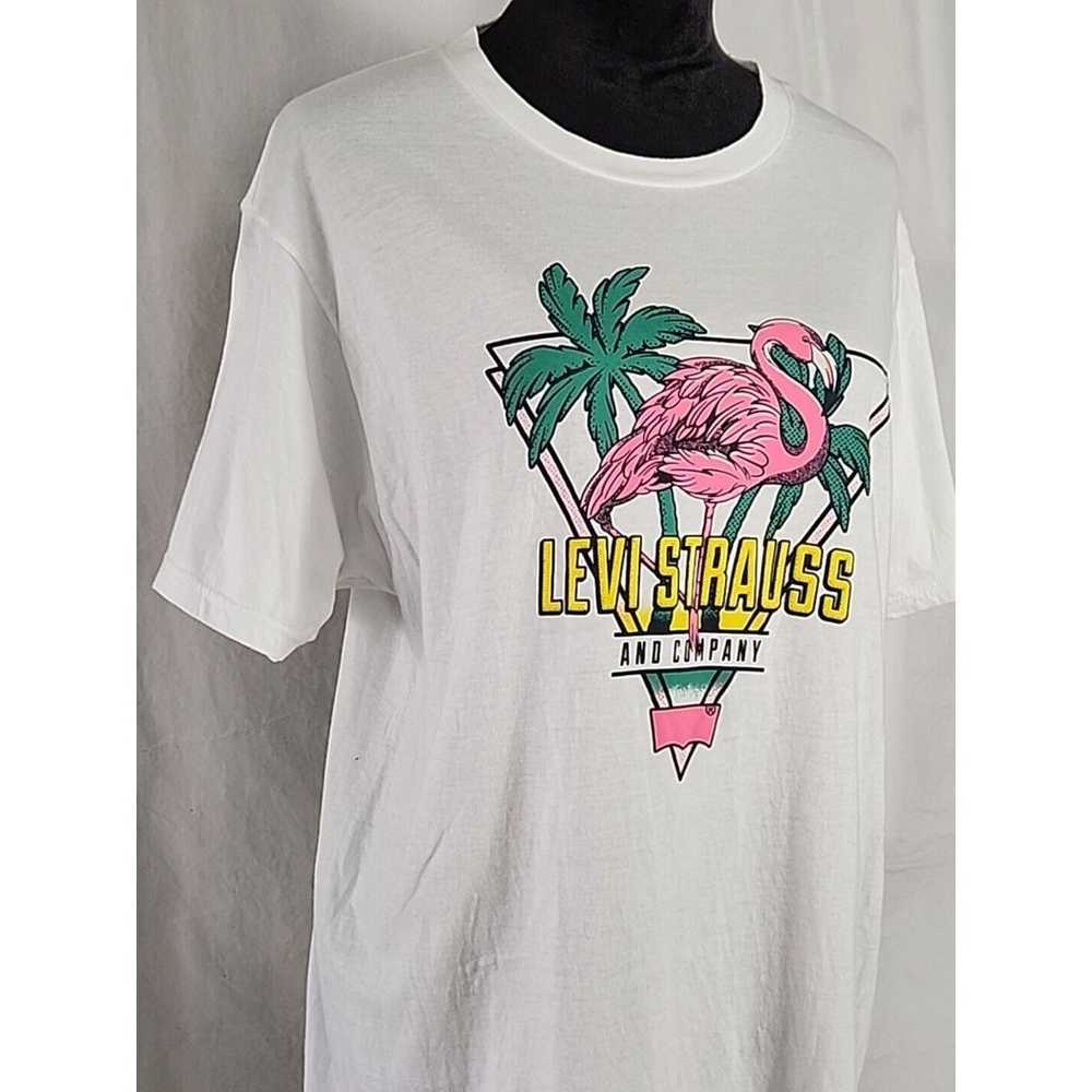 LEVI STRAUSS AND Co. Retro Pink Flamingo Large Wh… - image 2