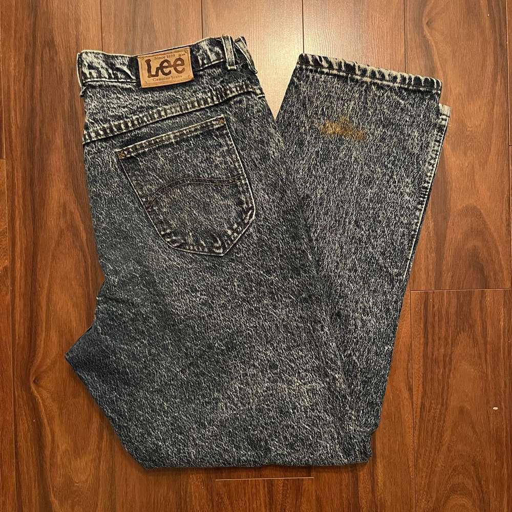 Lee × Vintage Vintage Lee Jeans Denim Straight Le… - image 1