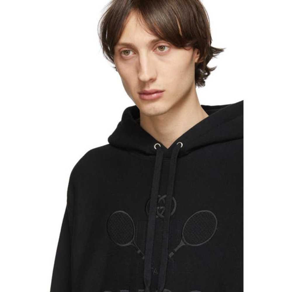 Gucci 🔴 Gucci Tennis Hoodie - Black French Terry… - image 11