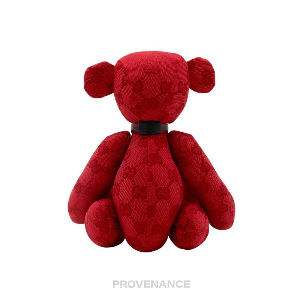 Gucci 🔴 Gucci Teddy Bear - Red GG Canvas - image 2