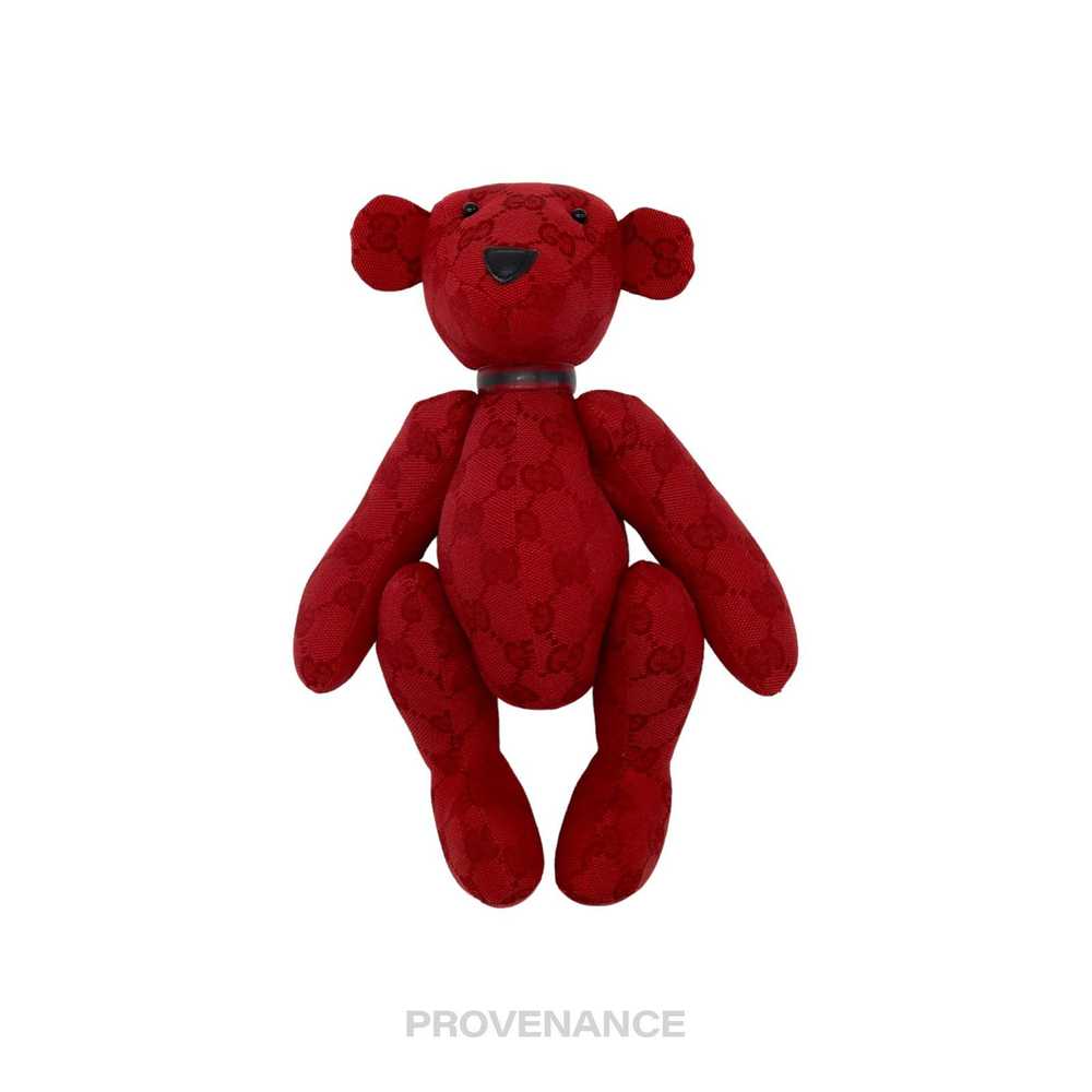 Gucci 🔴 Gucci Teddy Bear - Red GG Canvas - image 5
