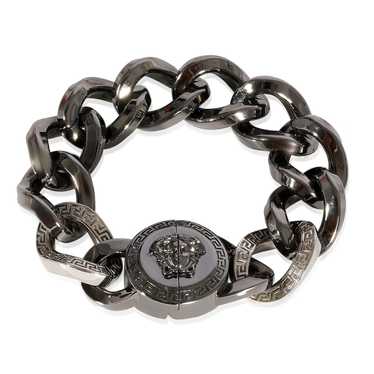 Versace Ruthenium Versace Medusa Chain Bracelet