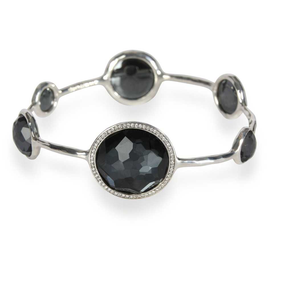 Tiffany & Co. Ippolita Stella Hematite Diamond Ba… - image 1