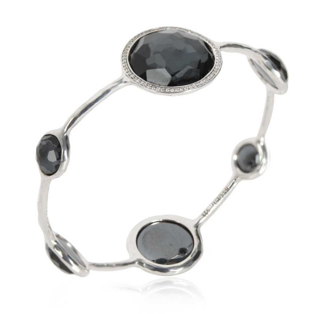 Tiffany & Co. Ippolita Stella Hematite Diamond Ba… - image 2