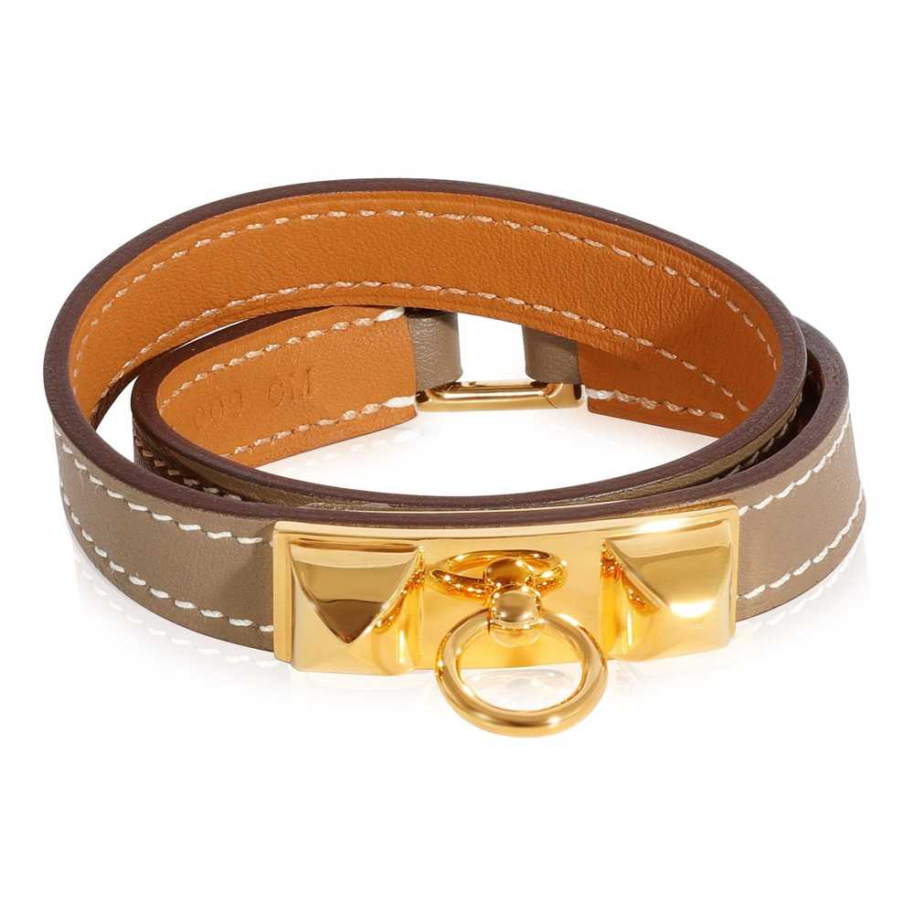 Hermes Hermès Rivale Double Tour Bracelet in Swif… - image 1