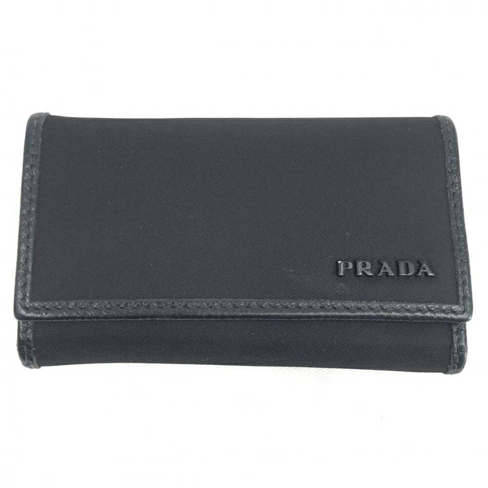 Prada PRADA 6-ring 2PG222 nylon key case, black, … - image 1