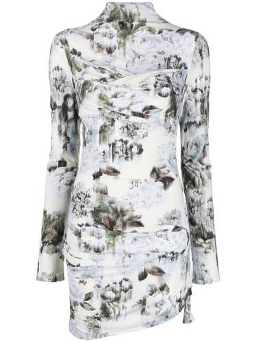 Off-White Off-White asymmetric floral-print dress