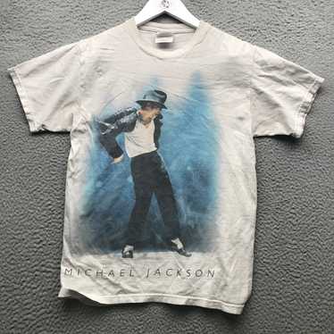 Vintage Michael Jackson Music Hanes T-Shirt Men S… - image 1