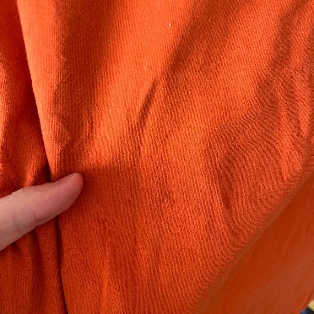 Nautica Logo Short Sleeve T Shirt Orange Size Med… - image 3