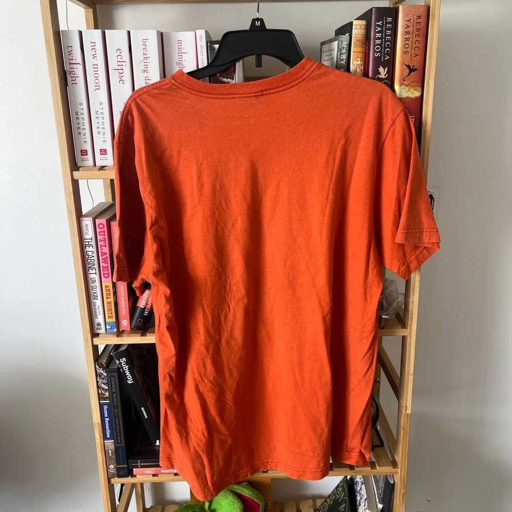 Nautica Logo Short Sleeve T Shirt Orange Size Med… - image 5