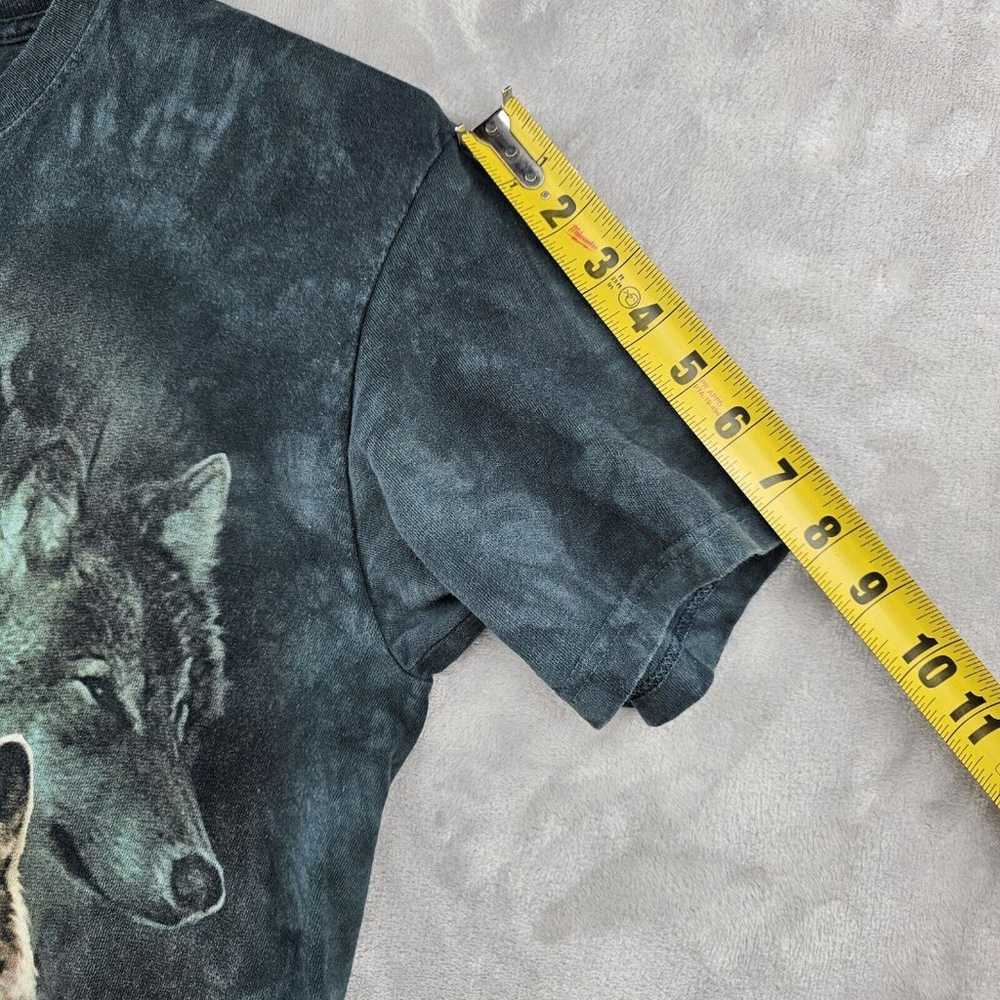 The Mountain Mens Medium Wolf Print Green Tie-dye… - image 6