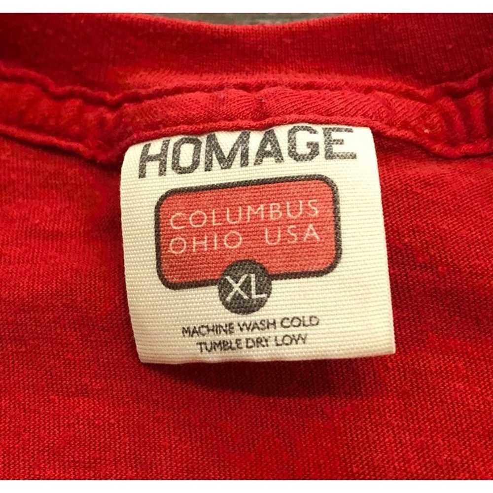 Vintage Homage Ohio State Buckeyes Adult XL Red S… - image 3