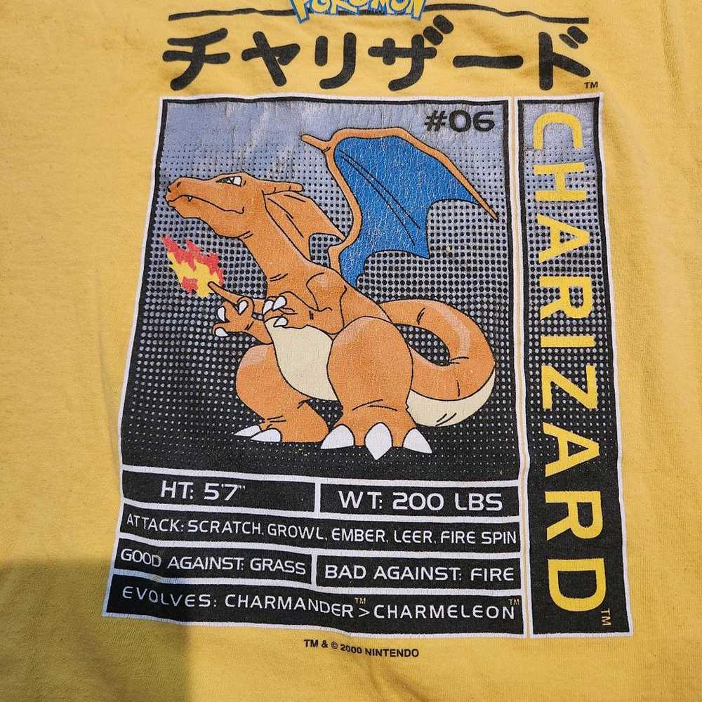 Vintage pokemon charizard shirt - image 6