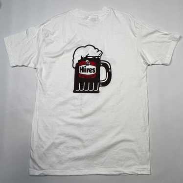 Vtg 1980s Genuine Hires Root Beer Promo Graphic T… - image 1