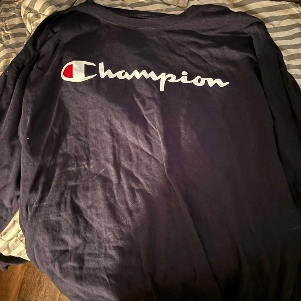 Champion reverse weave sweatshirt with long sleev… - image 3