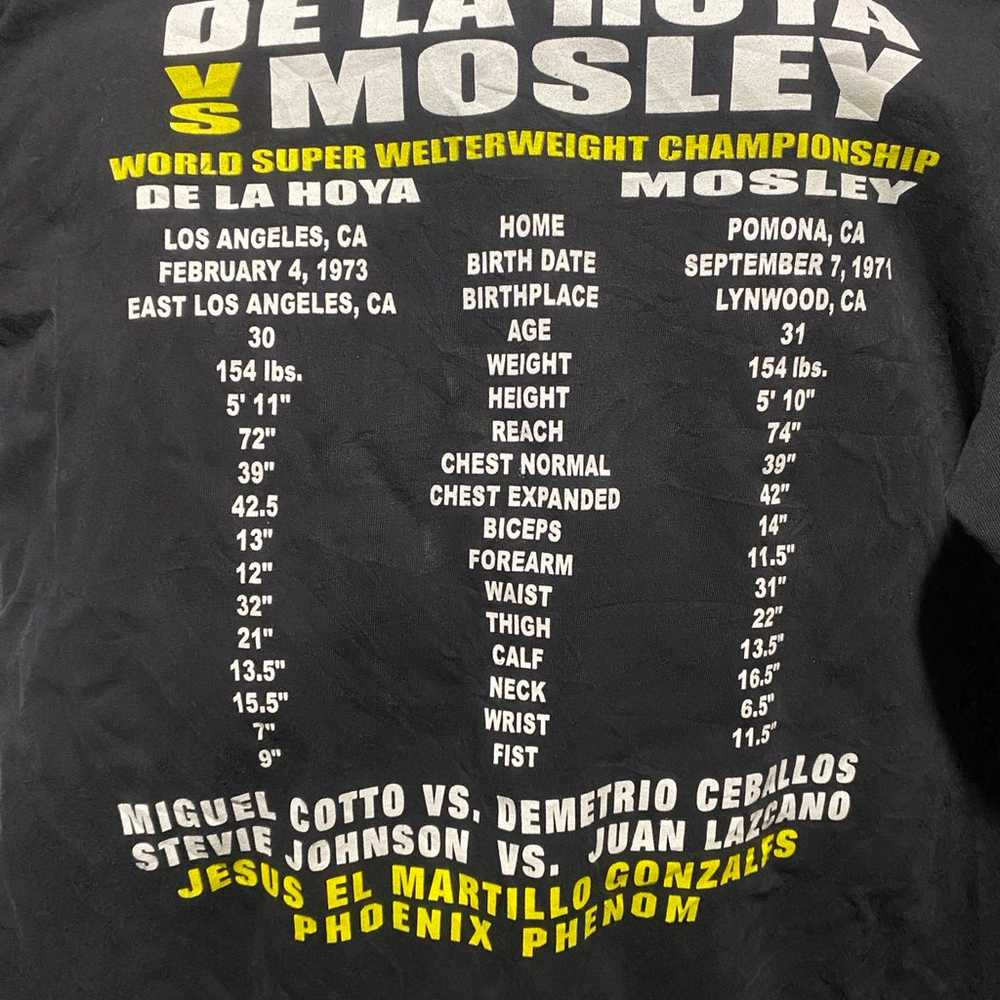 2003 De La Hoya Vs Mosley II The Redemption T-Shi… - image 2