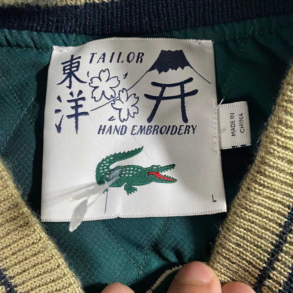 Lacoste × Vintage Rare Lacoste Tailor Toyo Bomber… - image 3