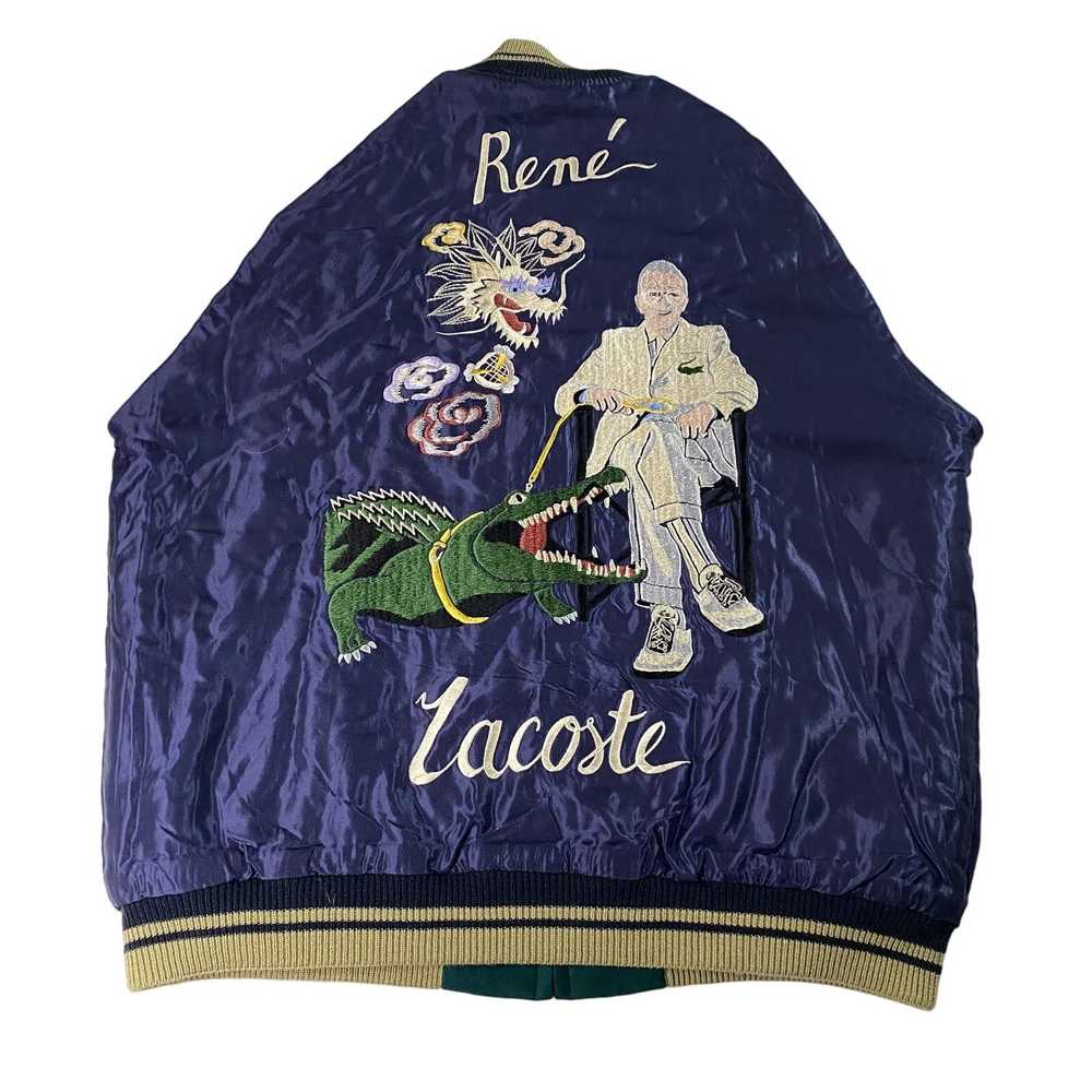 Lacoste × Vintage Rare Lacoste Tailor Toyo Bomber… - image 4