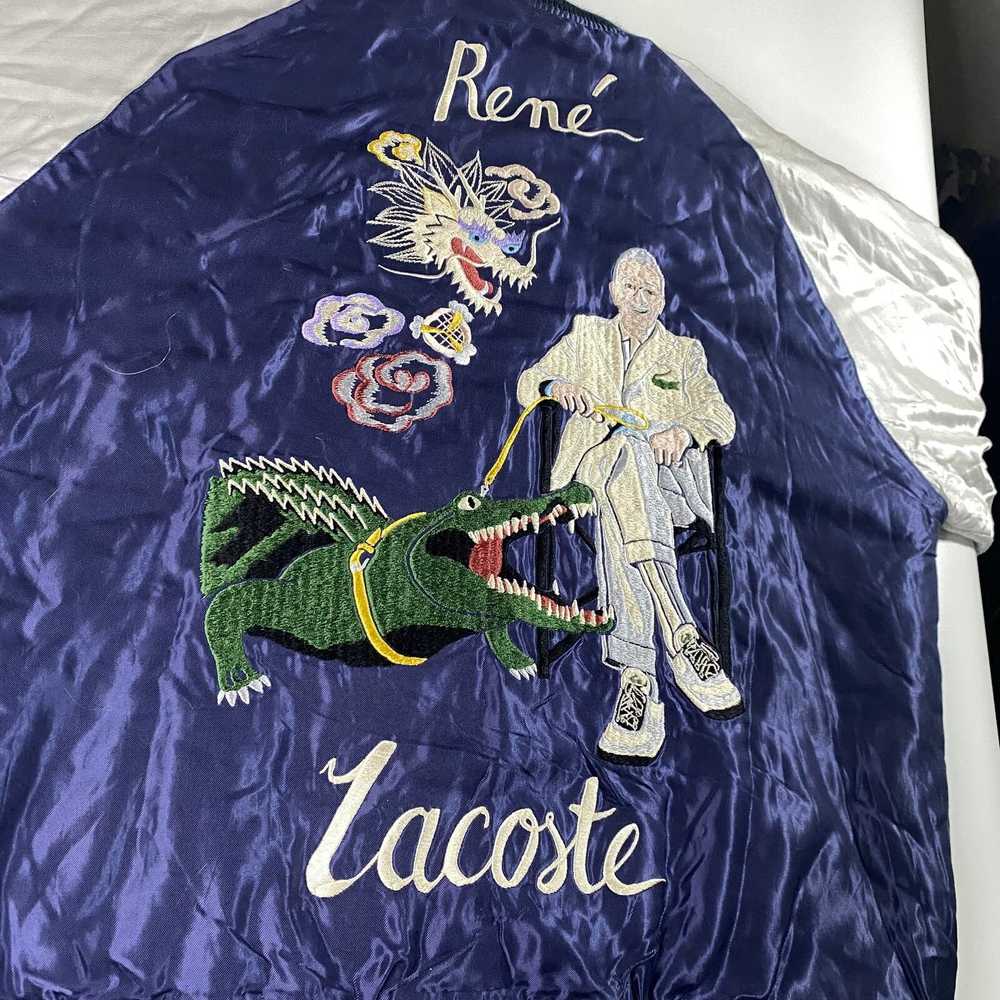 Lacoste × Vintage Rare Lacoste Tailor Toyo Bomber… - image 5