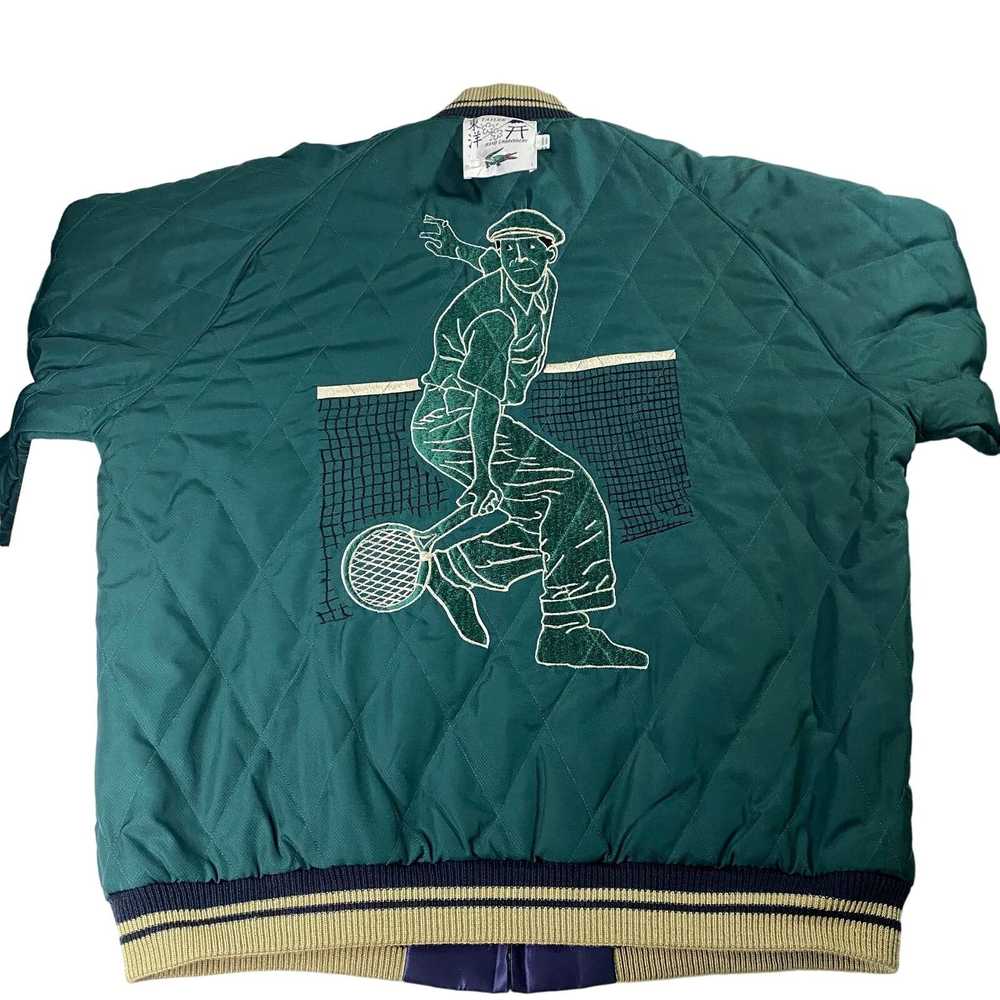 Lacoste × Vintage Rare Lacoste Tailor Toyo Bomber… - image 9