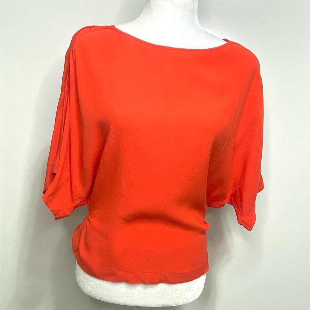 See by Chloe Dolman Short Sleeve Red Top Back But… - image 1