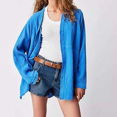FREE PEOPLE Summer Daydream Button Down - image 1