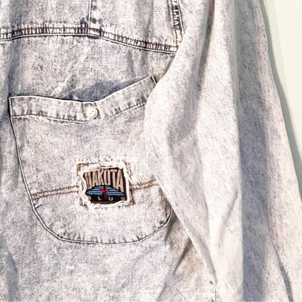 Dakota Blue Vintage Medium Jean Jacket Light Patc… - image 3
