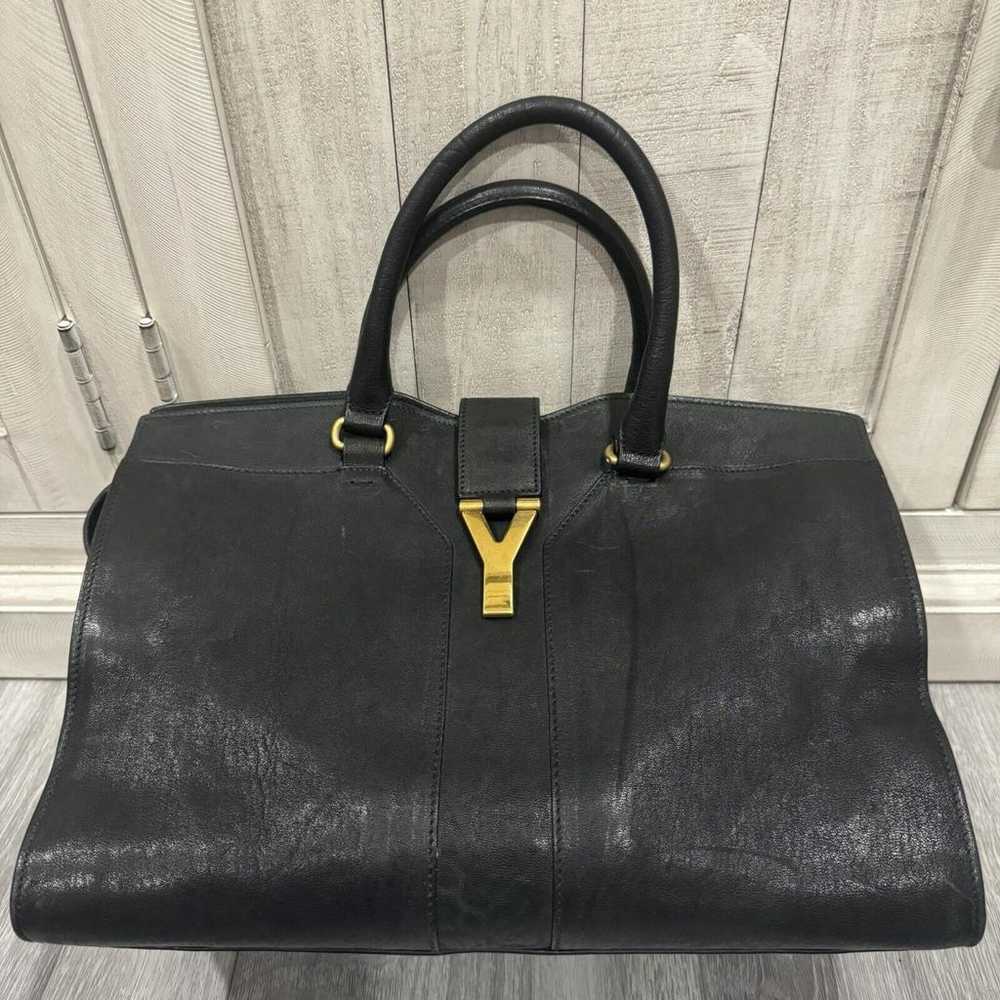 Yves Saint Laurent Chyc leather satchel - image 2