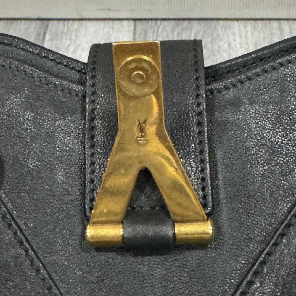 Yves Saint Laurent Chyc leather satchel - image 4