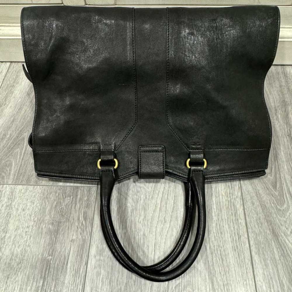 Yves Saint Laurent Chyc leather satchel - image 5