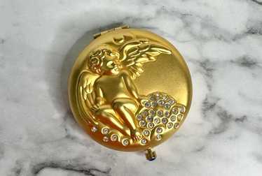 エスティローダー　ヴィンテージコンパクト Vtg Estee Lauder Mini Compact Gold. NEVER USED. | eBay