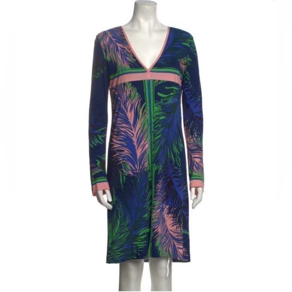 Emilio Pucci Palm Print Dress - image 4